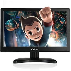 Upinva 13,3 inch monitor CCTV scherm beveiligingscamera multifunctionele HDMI AV BNC VGA ingang USB-interface computermonitor resolutie 1920 x 1080 Full HD
