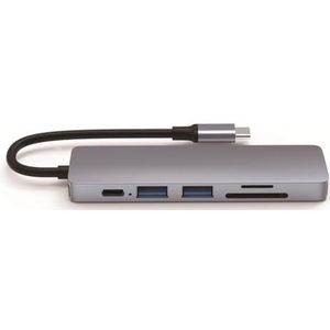 6 in 1 UBS C Hub Docking Station Kabels Connector Tool Aansluiten Fitting Splitter Apparatuur Mobiele Telefoon Externe Kaarten Reader