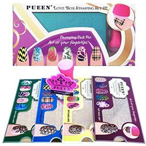 PUEEN Pueen BH000665 Nail Art Stamping Love Box II 02 – 4 Lover Collection plat – 125 x 65 mm
