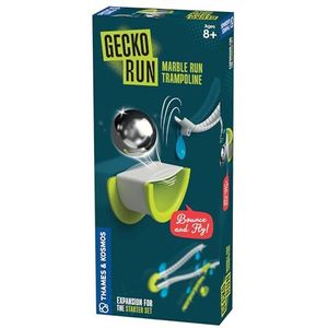 Gecko Run Marble Run Trampoline Expansion Pack van Thames & Kosmos - Extra Stunt voor Vertical Marble Run Starter Set; Snelle, probleemloze setup met residuvrije nano-zelfklevende pads voor urenlang