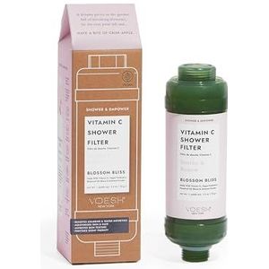 VOESH Vitamine C Douche Filter - Douche aromatherapie & Waterzuiveraar - 100% Vegan: met vitamine C, plantaardige oliën & hyaluronzuur - Blossom Bliss