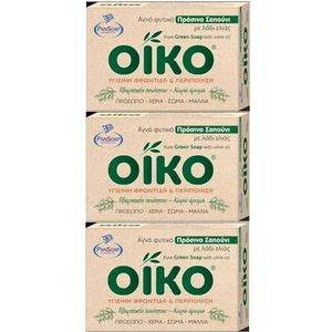 PanSoap Pure Natuurlijke Olijfolie & Palmolie Zeep ALL body - 3 x 125g