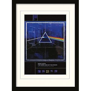1art1 Pink Floyd Poster Dark Side Of The Moon- 30th Anniversary Ingelijste Foto Met Passepartout | Muur Foto's | In Een Fotolijstje 40x30 cm
