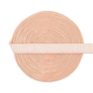 2 5 10 Yard 3/8"" 10mm Glanzend Nylon BH-band Elastische Spandex Satijnen Band Schouderband Ondergoed Lingerie Naaiwerk Trim-Bloemblaadjes Perzik-15mm-5 Yards
