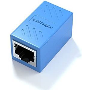 Herfair 2-pack RJ45-koppeling, Ethernet-koppeling, netwerkkoppeling voor Cat7 Cat6 Cat5e Cat5, Ethernet-kabelkoppeling
