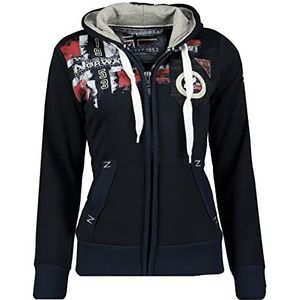 Geographical Norway FESPOTE Lady Sweatshirt met capuchon voor dames, marineblauw, XXL