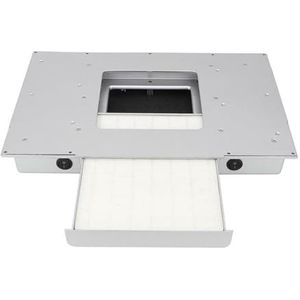 Nagelstofzuiger, elektrische nagelstofzuiger, 100W manicure stofzuir tafel inbedde nalzuigcollector stofzuir salon manicure nals kunstaccessoire voor acrylnagelpolijsten, salon en thuis