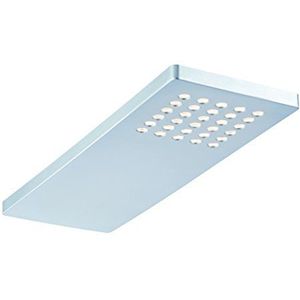 Paulmann 93563 meubelopbouwlampen set Pattern onderbouwlamp LED chroom mat 3 stuks complete set 3x22W 230/12V 12 VA kunststof incl. verlichtingsmiddel