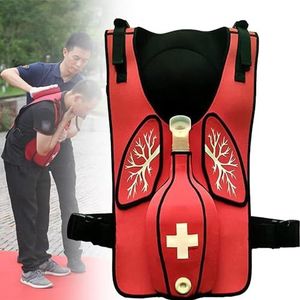 anti-verstikkingsapparaat, Anti-verstikkings-obstructie trainervest - Praktijktrainingsmodel Onderwijs for verpleegkundigen en studenten Eerste hulp lesaccessoires, kind(Adult)