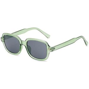 Zonnebrillen met montuur, trendy streetstyle zonnebrillen, retro kleine vierkante zonnebrillen (Kleur : C5)