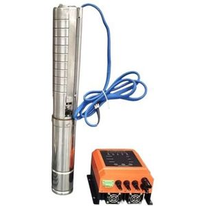 7,6 cm (3 inch) dompelwaterpomp op zonne-energie, DC waterpomp op zonne-energie, diepe bronnen, MPPT-controllerkit (3SSC6-95-D120-1300)