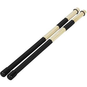 beginner Drumstokken 1 Paar Esdoorn Drumsticks Percussie Accessoires Draad Harnas Drumsticks Houten Instrument Onderdelen (Color : Black)