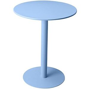Prachtige ronde salontafel van 60x73 cm, kleine ronde tafel van ijzer, kleine eettafel voor huishoudelijk gebruik, melktheewinkel/café-onderhandelingstafel (Kleur: M)