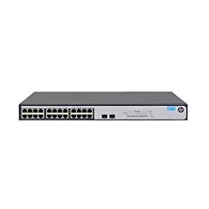 Hewlett Packard Enterprise 1420-24G-2SFP - netwerkswitches (IEEE 802.1p, IEEE 802.3, IEEE 802.3ab, IEEE 802.3az, IEEE 802.3u, Beheerd, L3, Gigabit Ethernet (10/100/1000), 1U, Green, Green. y)