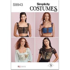 SIMPLICITY Naaipatroon SS9943K5 Misses' korset kostuums K5 (8-10-12-14-16)