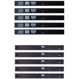 NIGUDEYANG 10 stks Vervanging 12.7mm CD DVD-ROM/RW DVD ODD Optische Drive Platte Vorm Bezel Faceplate Voorpaneel Cover Universele Onderdelen