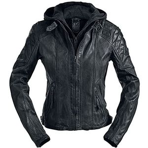 Gipsy Chasey Lederen jas zwart 6XL 100% leder Casual wear, Rock wear