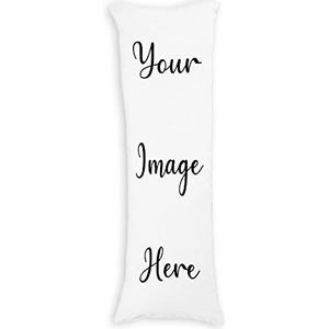 Ditooms Aangepast lichaamskussen | Aangepaste Body Pillow Cover | DIY Custom Kussensloop met Rits Cover | Machine Wasbaar Polyester Decoratieve Dakimakura | 50x150cm (20"" x 59"")