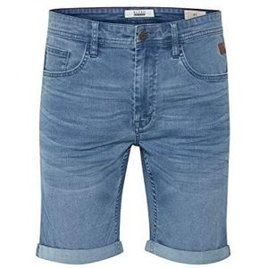 Blend BHBendigo Korte denimbroek voor heren, elastisch materiaal van high-stretch denim, slim fit, denim, blauw (lightblue 76200), M