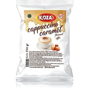 KOZA Cappuccino karamel 250g | Drankpoeder van oplosbare bonenkoffie | Turkse koffie | cappuccino poeder | poederkoffie | instant koffie | instant koffie | instant koffie | koffie