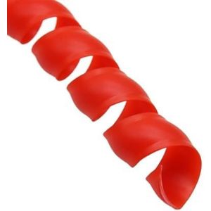 Kabelmouw, Spiraalvormige kabelbinder organizer, veelkleurig, meerdere maten(Red,ID 12mm 2 Meters)