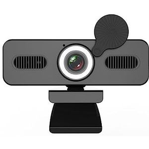 Streaming webcam, Webcam 4k USB Webcam 1080P Web Camera Met Microfoon Web Cam for PC Computer Laptop Video Mini Camera Met Webcam Cover(1080P)