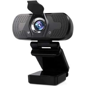 AIRYSSFU Intelligente webcam HD 1080p webcam met geïntegreerde stereo-microfoon en 110° groothoek voor computer
