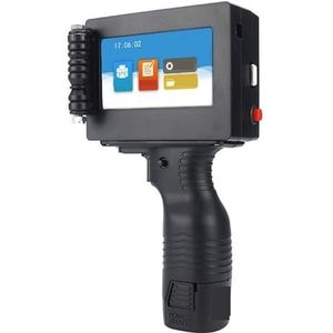 Draagbare Handheld 600 DPI Inkjetprinter 4,3 Inch Touchscreen Met 12,7 Mm Inktpatroon