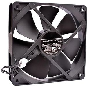 LMNCBVYA PVA120G12T 120mm 12V Server Chassis CPU Cooling Fan - 4-Wire, 0.5A, Cooling Solution