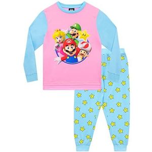SUPER MARIO Gamen pyjamas voor meisjes Nachtkleding voor kinderen Veelkleurig 104