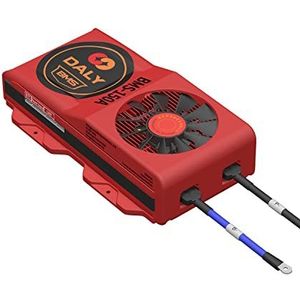 DALY Smart BMS LiFePo4 4S 12V 150A met koelventilator, met Zichtbare Data Monitoring App Bluetooth-module, UART-communicatie voor nominaal 3.2V Lithium Battery Pack Management