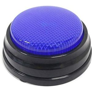 Bedler Recordable Talking Button met Led-functie Leermiddelen Antwoord Buzzers Blauw Answer buzzer button