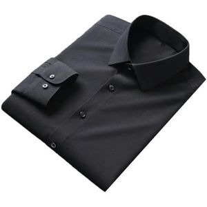 Hgvcfcv Mannen Slim Fit Formele Shirt Zacht Casual Kantoor Zakelijke Lange Mouw Shirt, 6001-10, L