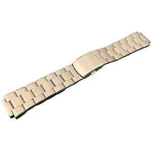Fijne stalen horlogeband geschikt for CASIO AE-1200WH/1300WH Klassieke kleine vierkante zilveren blok 18 mm metalen band