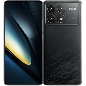Xiaomi Poco F6 Pro Smartphone, Snapdragon® 8 Gen 2, 50 MP drievoudige camera, 120 W HyperCharge, 5000 mAh, 16 GB + 1024 GB, zwart