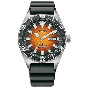 Citizen Automatisch horloge NY0120-01ZE, Zwart, riem