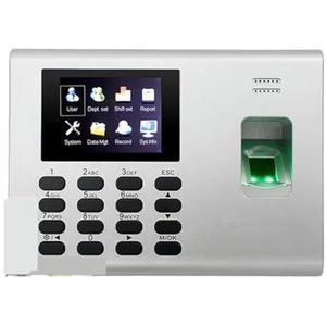 Aanwezigheidsmachine voor medewerkers Tijdregistratie-terminalmachine Eenvoudige toegangscontrole Biometrische vingerafdruk in meerdere talen voor kleine bedrijven en kantoren(K40 ID)