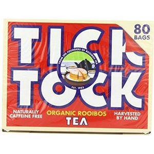 Tick Tock Organische Rooibos 80 Teabags