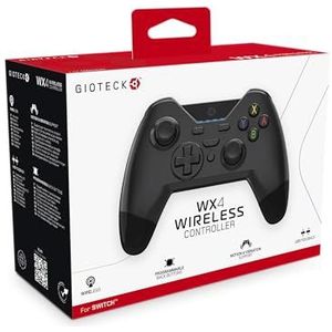 Gioteck WX-4 Wireless Premium Bluetooth Controller voor Nintendo Switch - Black