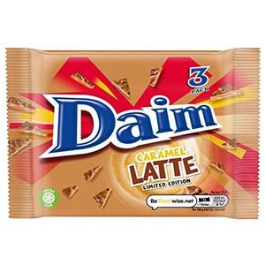 Daim Caramel Latte Limited Edition 3 x 28 g (84 g)