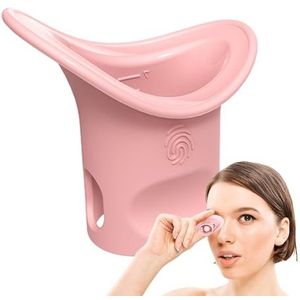 Oogspoelbekers,Oogspoelbeker | Draagbare oogspoelset Siliconen oogsproeier - Zachte oogreinigingsbeker Oogbad met schaal, oogwas voor oudere vrouwen Mannen Kinderen Qarido