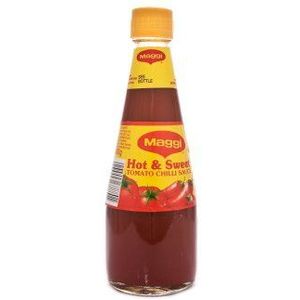 Maggi- Hete & Zoete Saus - Authentieke Indische Hete Saus - 400 gram