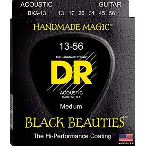 DR A EXBK BKA-13 Extra Black Beauties Medium Heavy String