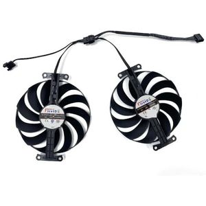 Koeling 95MM FDC10U12S9-C 7PIN RTX3070TI 3060TI GPU-ventilator voor ASUS Dual voor GeForce RTX 3060 3070 V2 OC Edition videokaartventilator(FDC10U12S9-C)