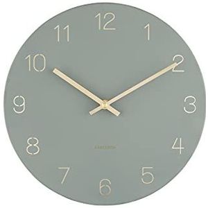 Wall Clock Charm Engraved Numbers Small