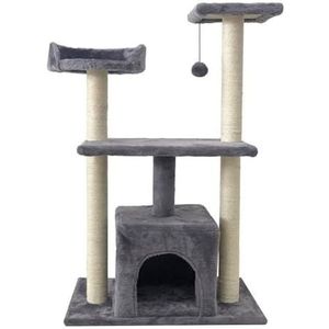 BigBuy Pets Krabpaal voor katten, Romy, grijs, Ø 7 cm, 60 x 40 x 25 cm