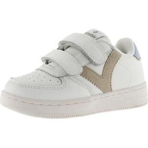 victoria Unisex Kids 1124104-WOMEN Flatform VICTORIA TIEMPO SYNTHETIC EFFECT LEATHER/CONTRAST TRAINER TAUPE 35