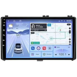 2Din autoradio, multimediaspeler, stereo, compatibel met Toyota Auris 2014-2018, navigatie, Carplay, Android 12(T10-2-Camera-B)
