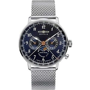 Zeppelin Watch 7036M-3, blauw, armband