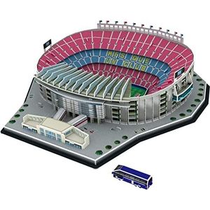 3D-puzzels voor volwassenen, DIY-bouwspeelgoedmodel 3D-puzzel Voetbalfans Memorial Gift, Nieuw Nou Camp Stadion 3D-puzzel, Voetbalstadion Replica-fans Bouwspeelgoed Bouwsets, Veelkleurig - 35 * 35,7 *